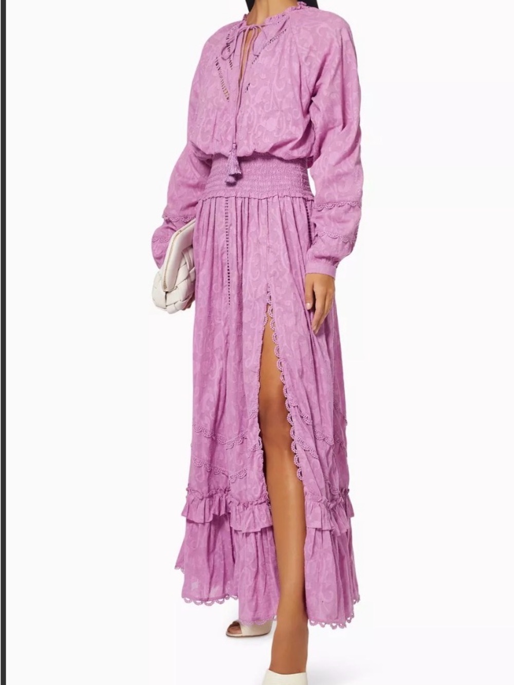 Hemant and nandita Long Embellished Jacquard Dress